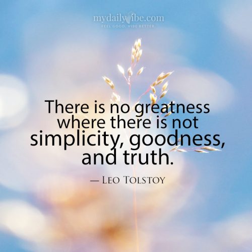 There Is No Greatness by Leo Tolstoy