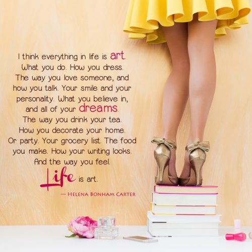 Life is Art by Helena Bonham Carter