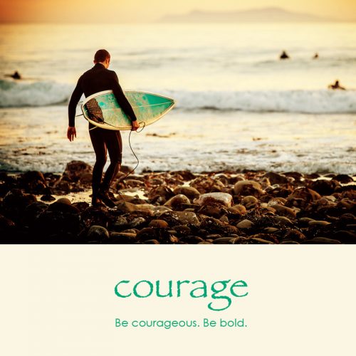 Courage e-card: Be courageous. Be bold. — $1.95