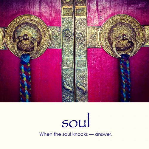 Soul e-card: When the soul knocks — answer — $1.95
