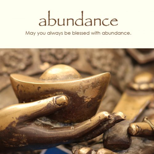 Abundance e-card: May you always be blessed with abundance — $1.95