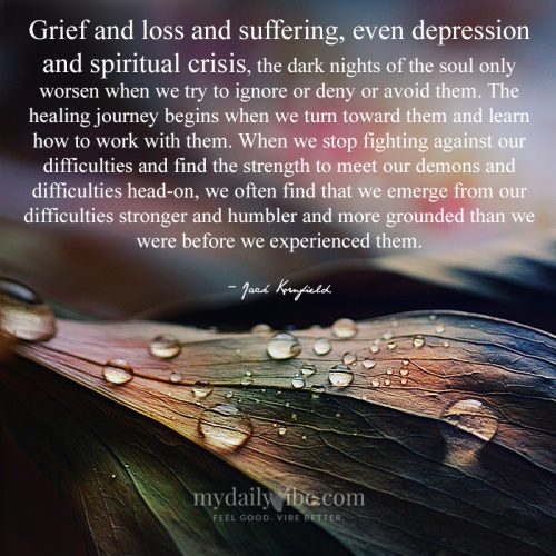 Grief and Loss and Suffering by Jack Kornfield