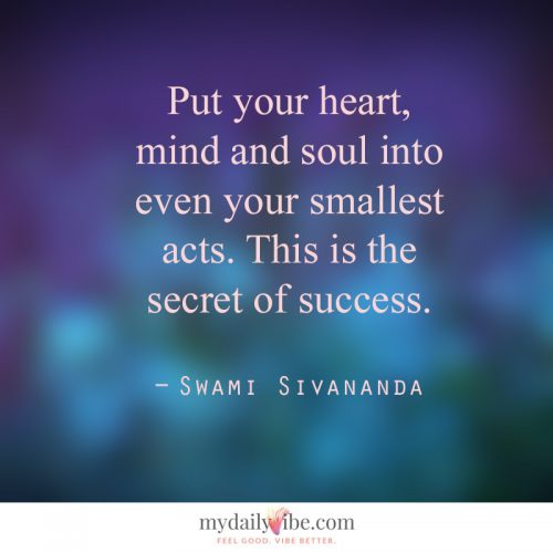 Put Your Heart by Swami Sivananda