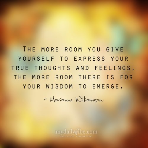 The More Room You Give by Marianne Williamson