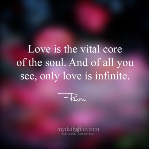 Love is by Rumi