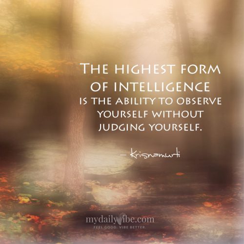 The Highest Form by Krishnamurti