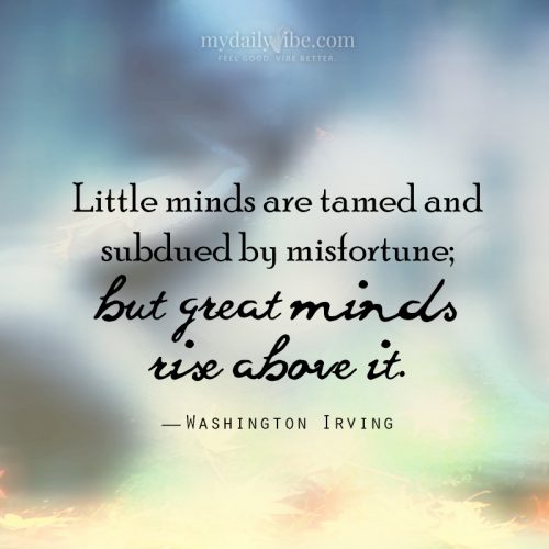 Little Minds Are Tamed by Washington Irving