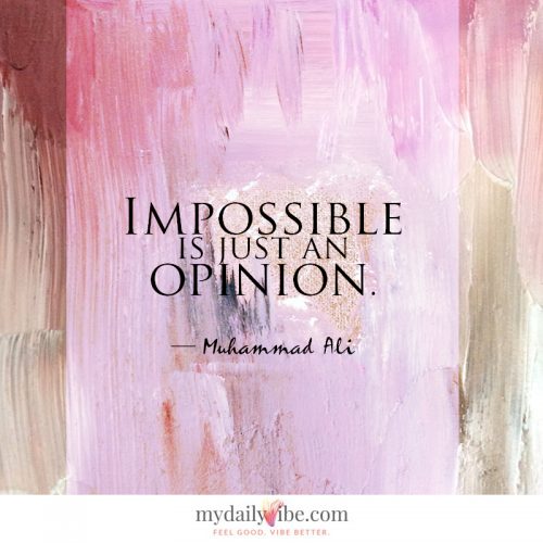 Impossible by Muhammad Ali