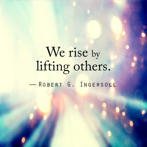 We Rise by Robert G. Ingersoll