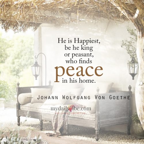 He Is Happiest by Johann Wolfgang Von Goethe