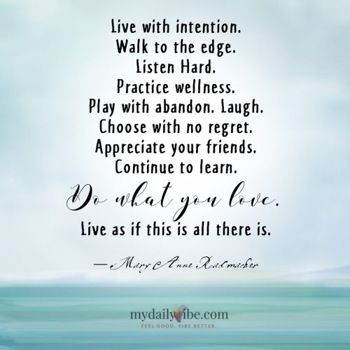 Live With Intention