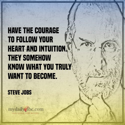 Have The Courage by Steve Jobs