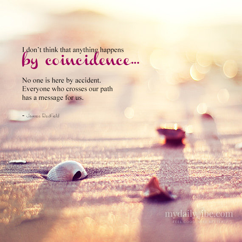 Nothing is a Coincidence by James Redfield - My Daily Vibe